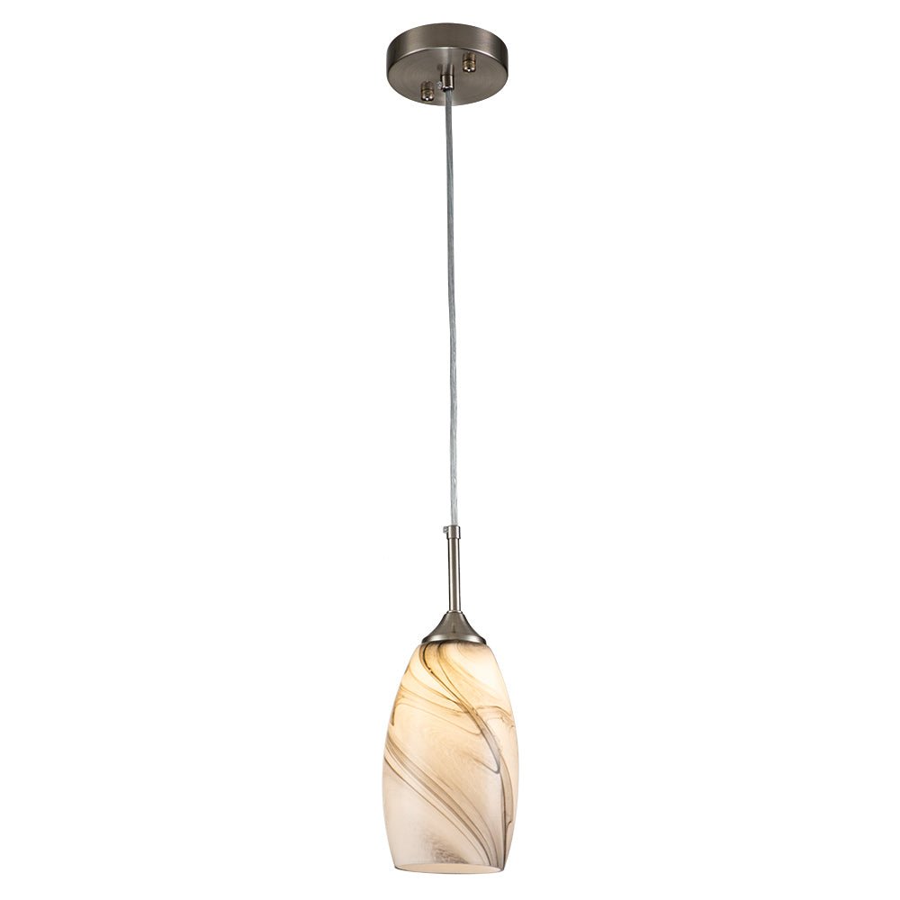 Fljotunix Moderno Lampadario in Vetro Mica