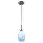 Fljotunix Moderno Lampadario in Vetro Mica