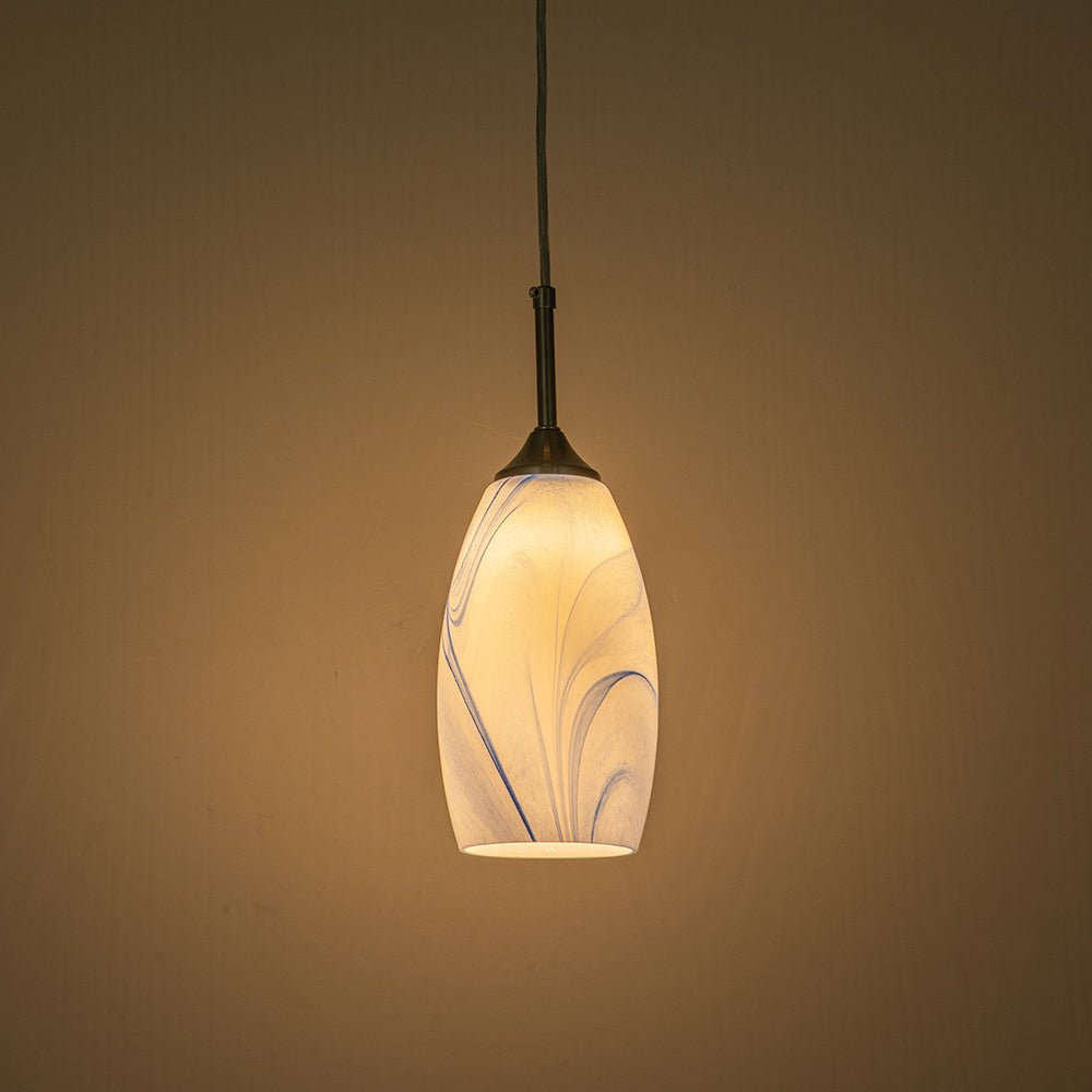 Fljotunix Moderno Lampadario in Vetro Mica