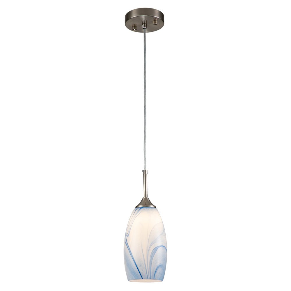 Fljotunix Moderno Lampadario in Vetro Mica
