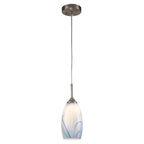 Fljotunix Moderno Lampadario in Vetro Mica