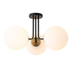 Lampada da soffitto Ombra in vetro opalino moderno
