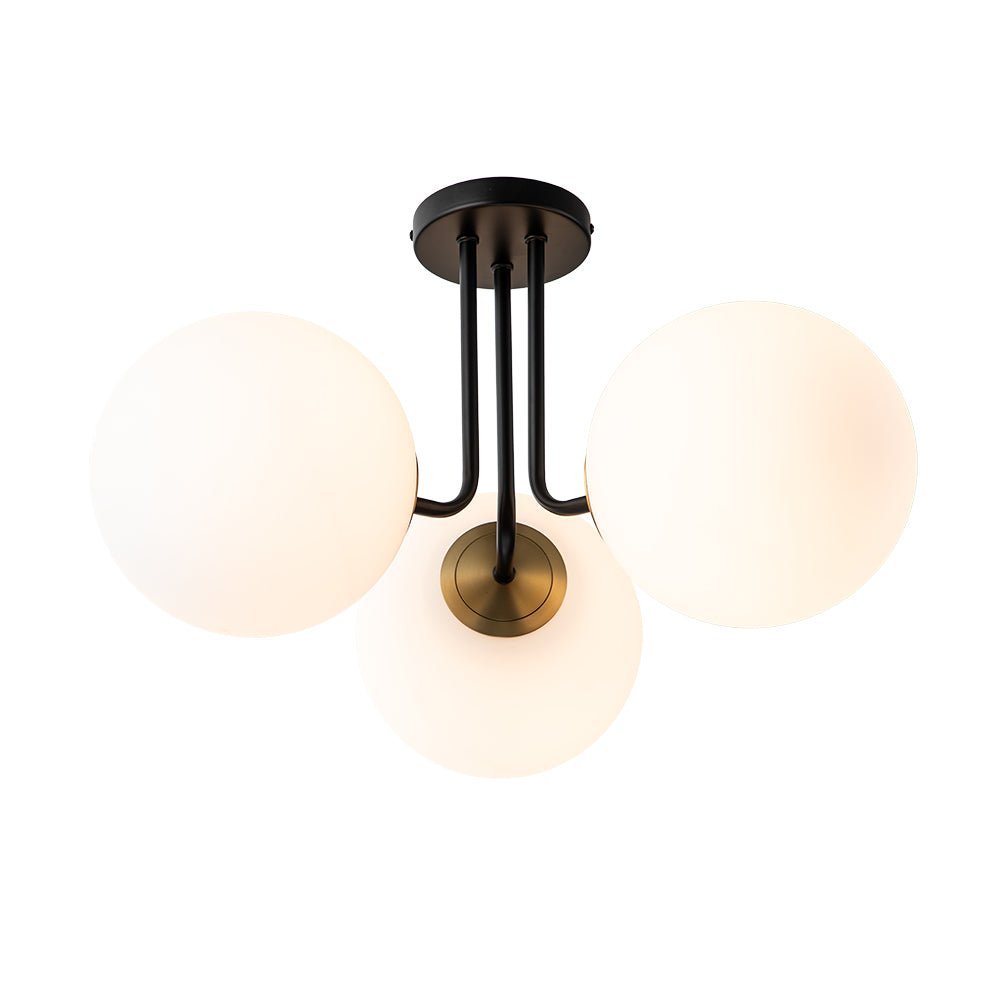 Lampada da soffitto Ombra in vetro opalino moderno