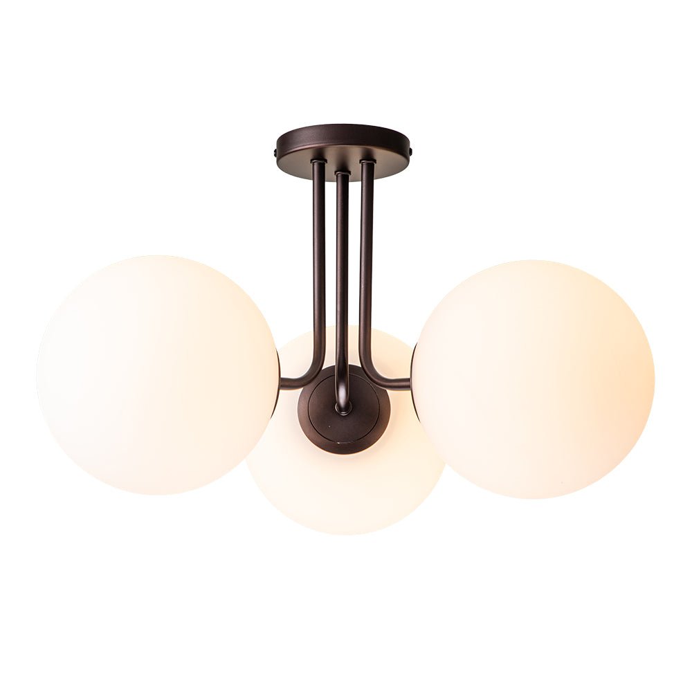 Lampada da soffitto Ombra in vetro opalino moderno