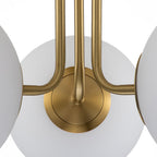Lampada da soffitto Ombra in vetro opalino moderno