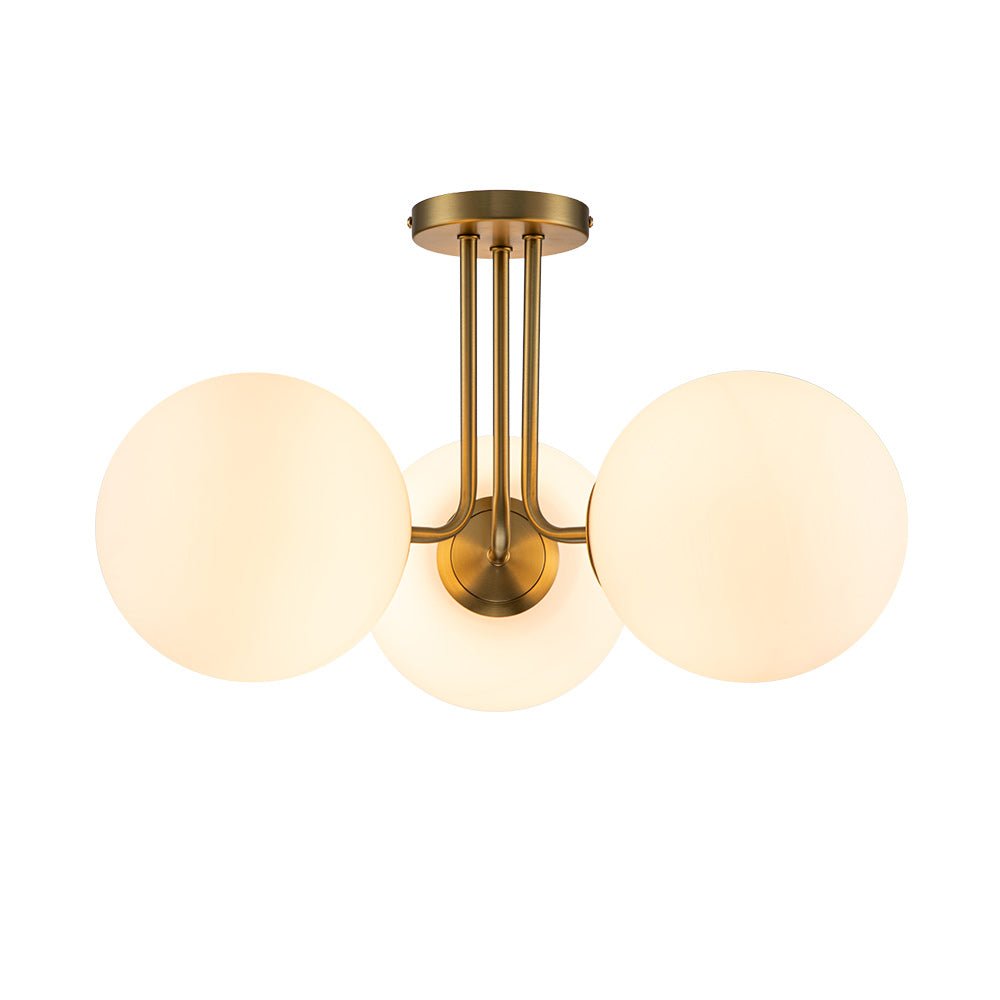 Lampada da soffitto Ombra in vetro opalino moderno