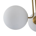 Lampada da soffitto Ombra in vetro opalino moderno