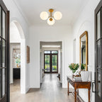 Lampada da soffitto Ombra in vetro opalino moderno