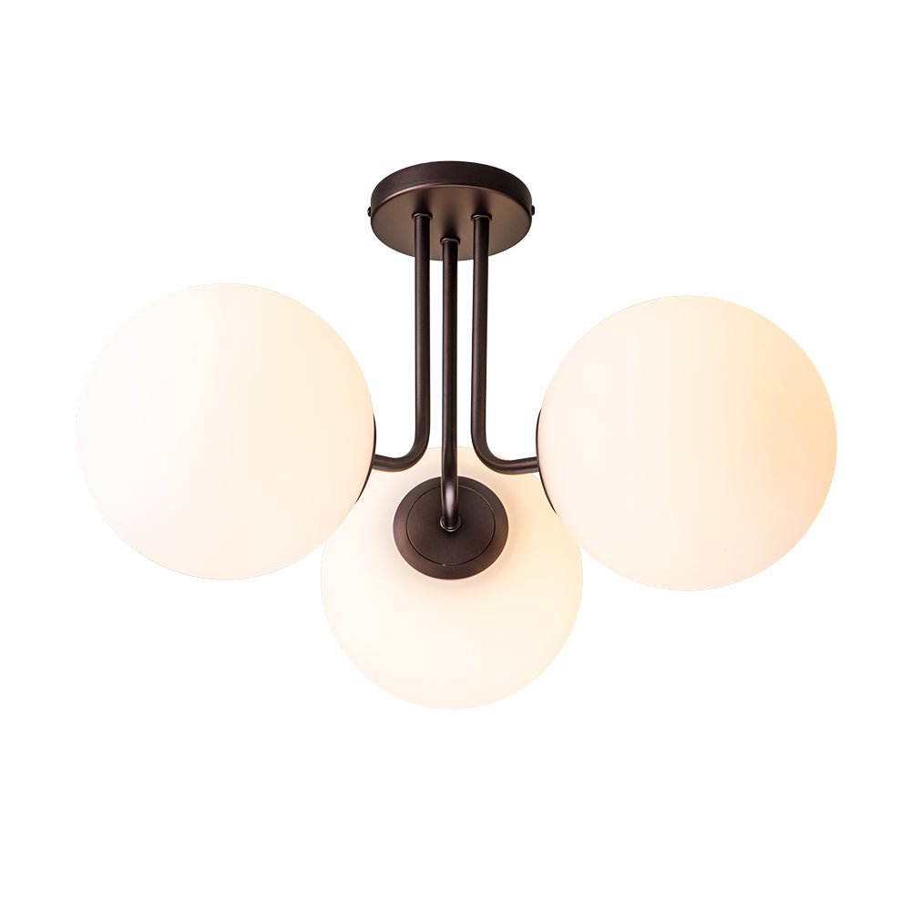 Lampada da soffitto Ombra in vetro opalino moderno