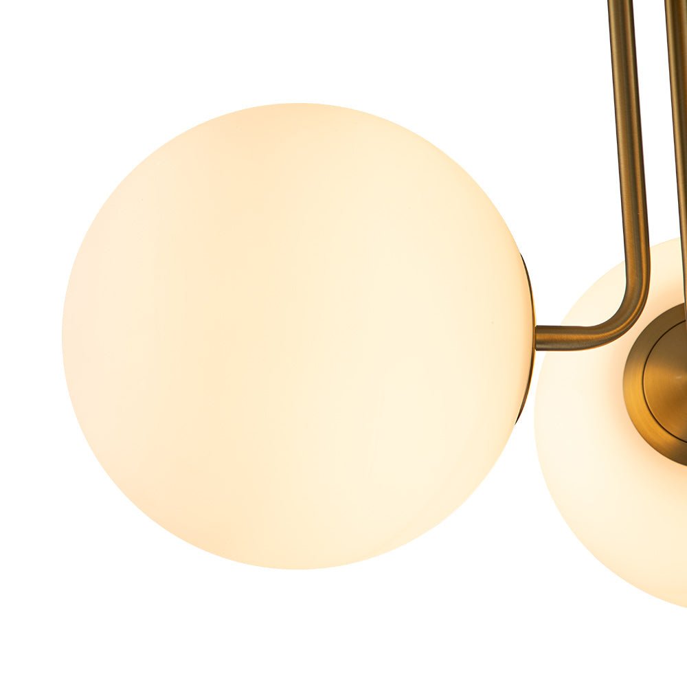 Lampada da soffitto Ombra in vetro opalino moderno