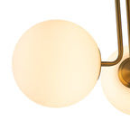 Lampada da soffitto Ombra in vetro opalino moderno