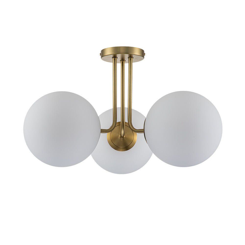 Lampada da soffitto Ombra in vetro opalino moderno