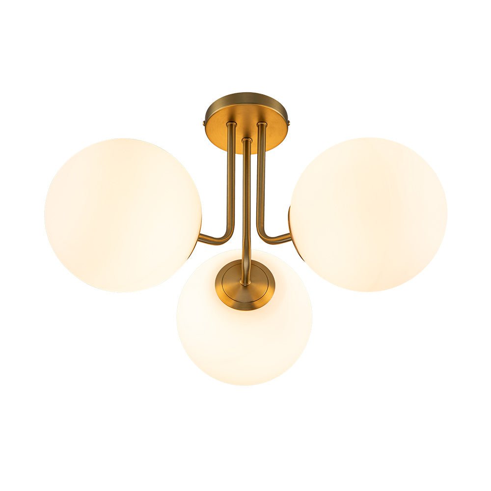 Lampada da soffitto Ombra in vetro opalino moderno