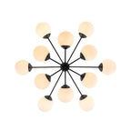 Lampadario Moderno Sputnik in Vetro Opale Fyrsta