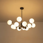 Lampadario Moderno Sputnik in Vetro Opale Fyrsta