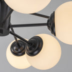Lampadario Moderno Sputnik in Vetro Opale Fyrsta