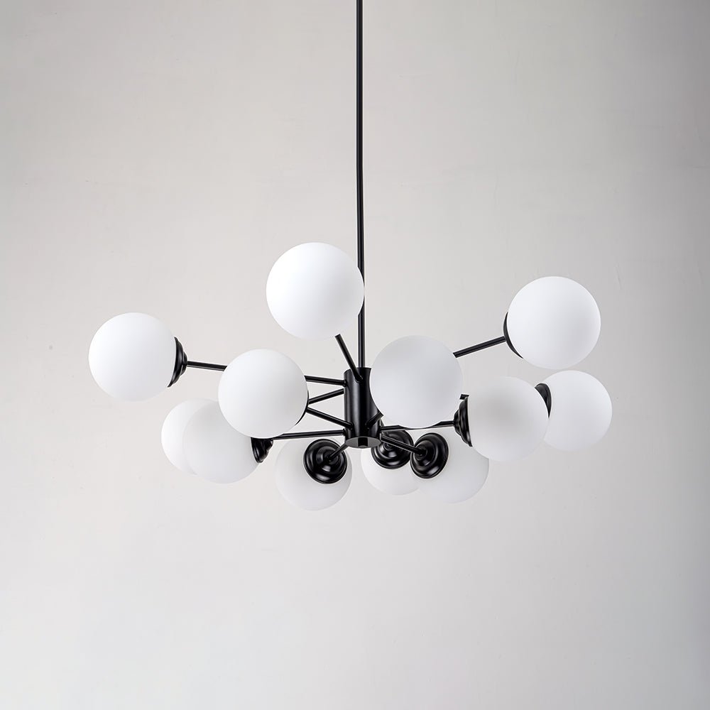 Lampadario Moderno Sputnik in Vetro Opale Fyrsta