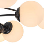 Lampadario Moderno Sputnik in Vetro Opale Fyrsta