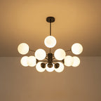Lampadario Moderno Sputnik in Vetro Opale Fyrsta
