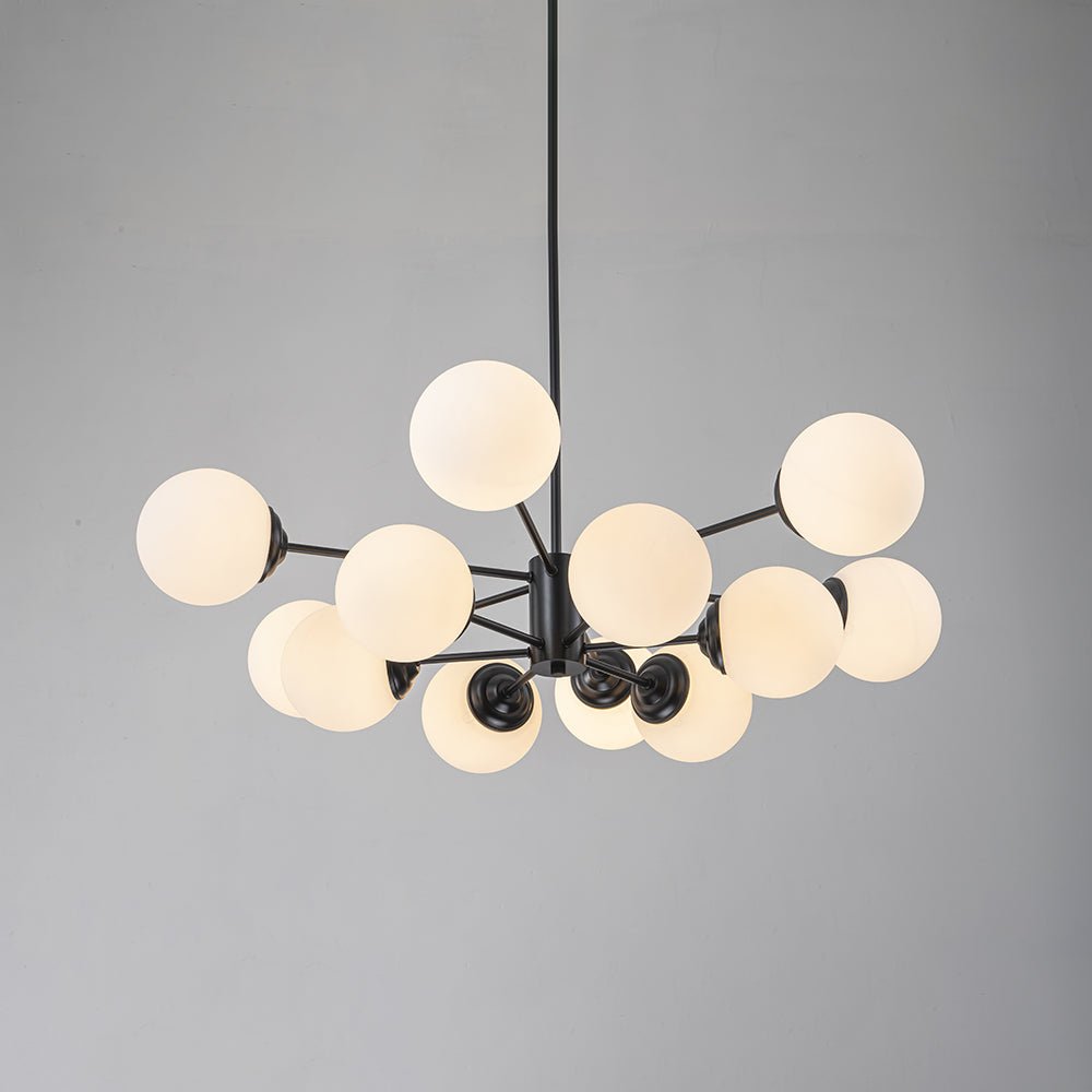 Lampadario Moderno Sputnik in Vetro Opale Fyrsta