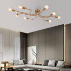 Qvistunix Moderno Industriale Sputnik Luce Semi Flush