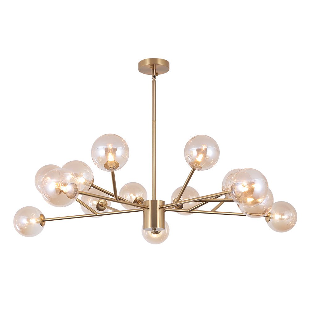 Candelabro Moderno in Vetro Seriva