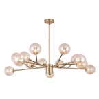 Candelabro Moderno in Vetro Seriva