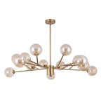 Candelabro Moderno in Vetro Seriva
