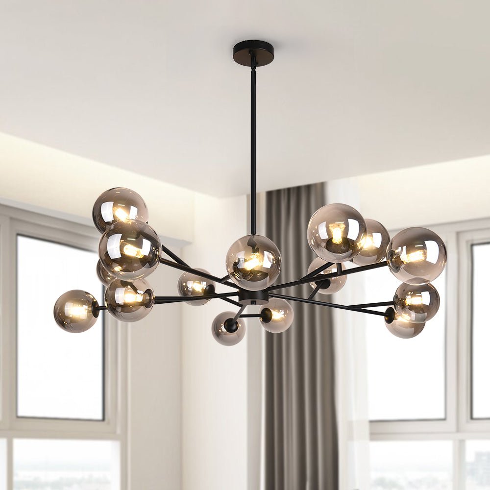 Candelabro Moderno in Vetro Seriva