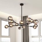 Candelabro Moderno in Vetro Seriva
