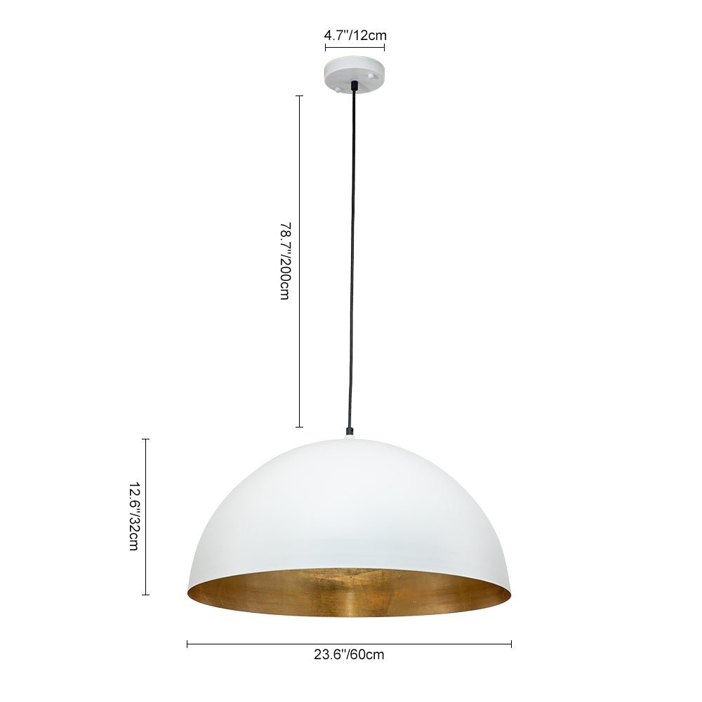 Lampada a sospensione a cupola moderna Aevum