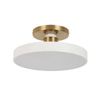 Fljota Lampada a LED Semi Flush in Ottone Scandinavo