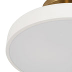 Fljota Lampada a LED Semi Flush in Ottone Scandinavo