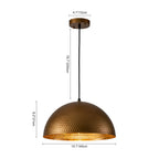 Lustel Vintage Luxe Dome Pendant Light