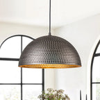 Lustel Vintage Luxe Dome Pendant Light