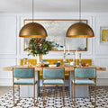 Lustel Vintage Luxe Dome Pendant Light