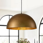 Lustel Vintage Luxe Dome Pendant Light
