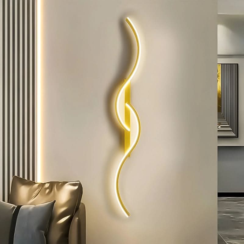 LINEALUX – Applique LED Curva per Illuminazione Ambientale Moderna
