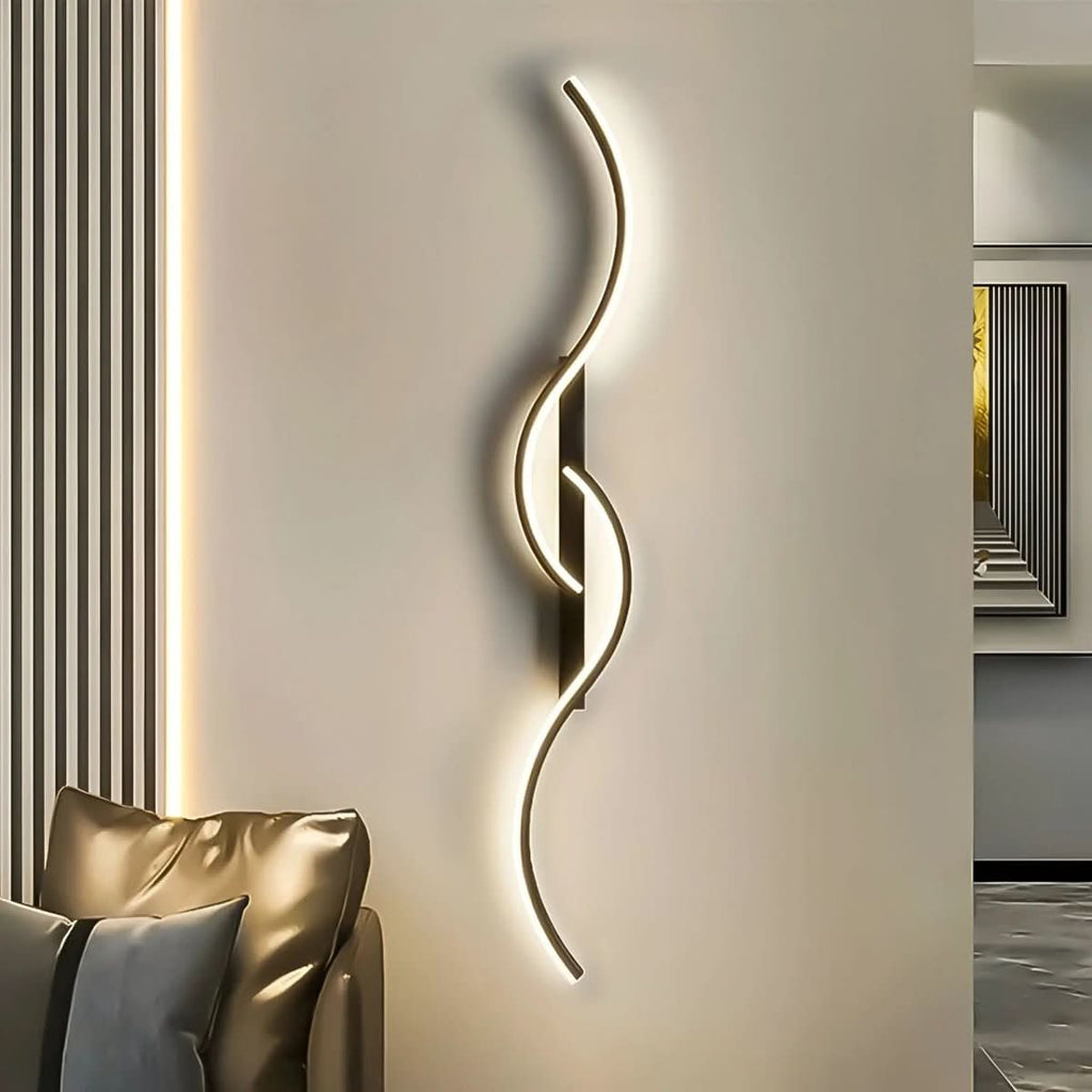 LINEALUX – Applique LED Curva per Illuminazione Ambientale Moderna
