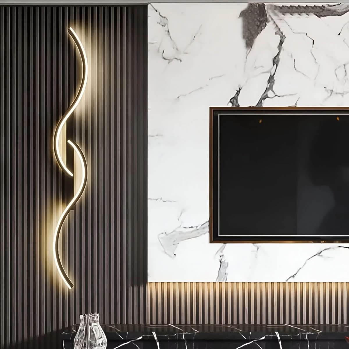 LINEALUX – Applique LED Curva per Illuminazione Ambientale Moderna