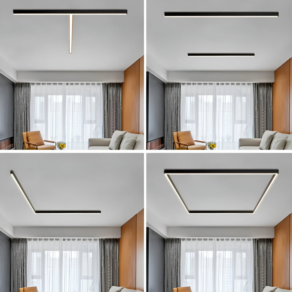 Lampada da soffitto o da parete a LED lineare – illuminazione senza abbagliamento per ambienti moderni