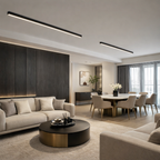 Lampada da soffitto o da parete a LED lineare – illuminazione senza abbagliamento per ambienti moderni