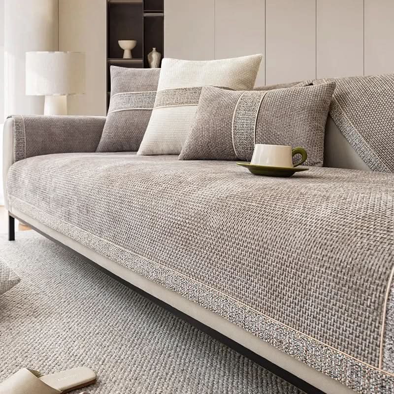 Copertura per Divano LinenLux – Protezione Elegante in Stile Lino per Soggiorni Puliti e alla Moda