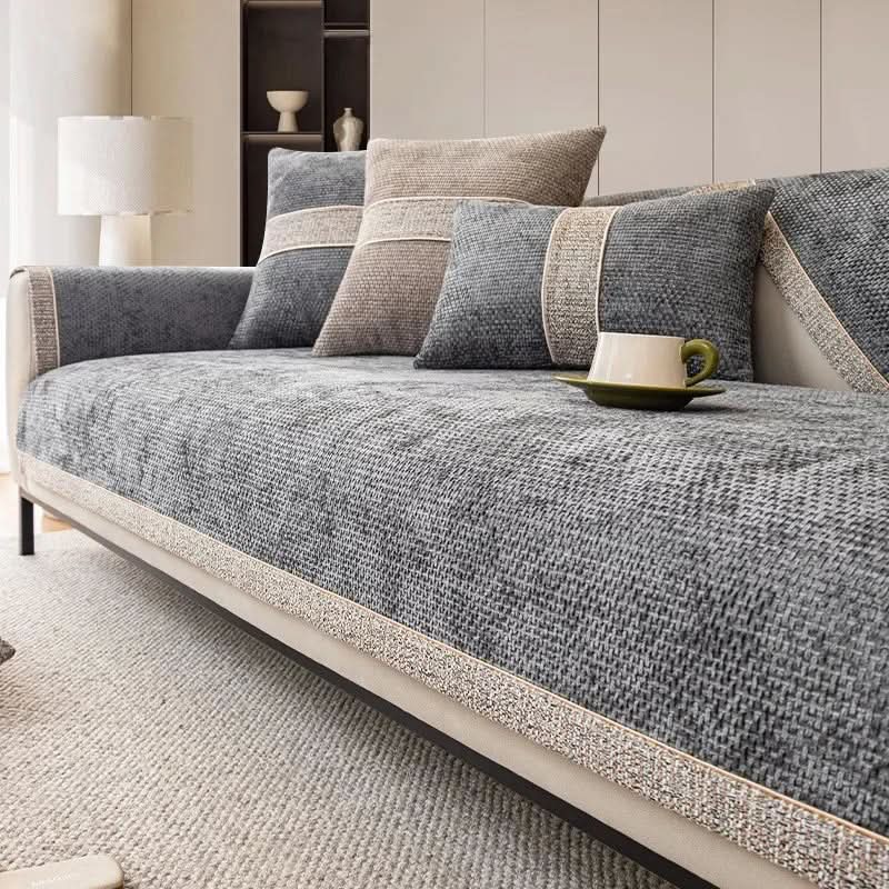 Copertura per Divano LinenLux – Protezione Elegante in Stile Lino per Soggiorni Puliti e alla Moda