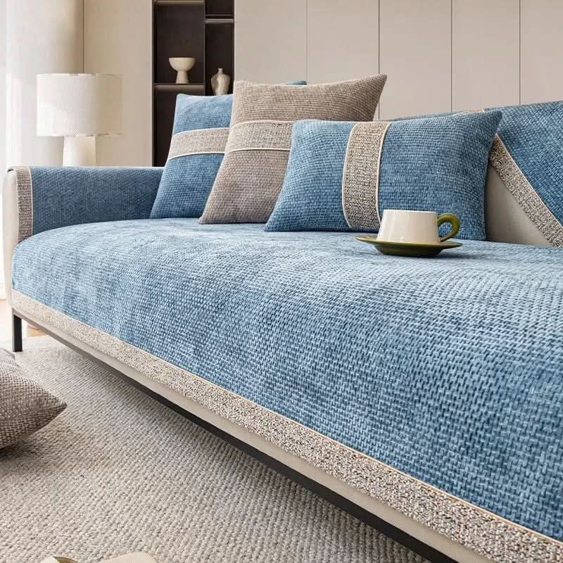 Copertura per Divano LinenLux – Protezione Elegante in Stile Lino per Soggiorni Puliti e alla Moda