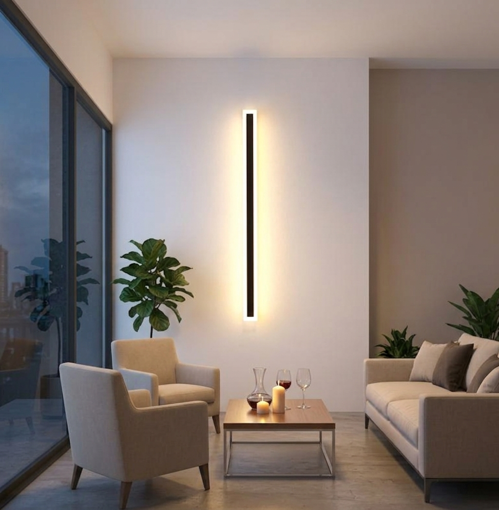 Lampada da Parete Esterno LED Moderna Impermeabile per Giardino Balcone Design Elegante
