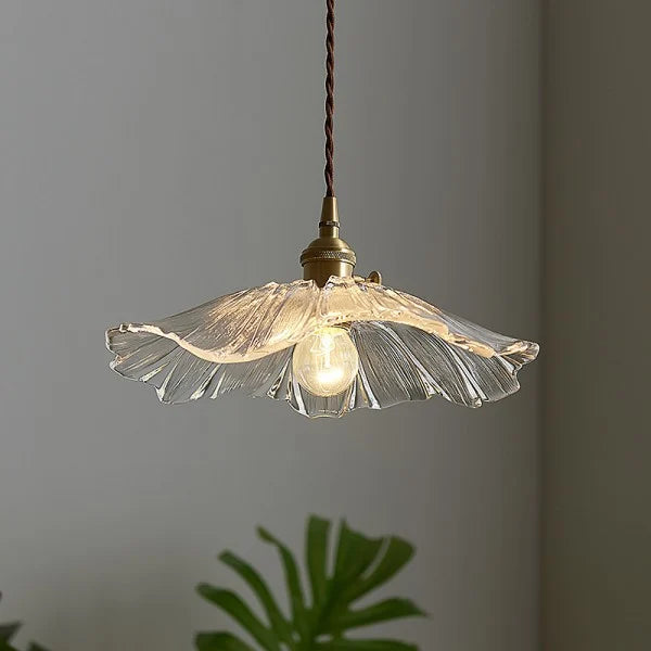 Lampada a Soffitto/Pendenti Calia Flower in Vetro