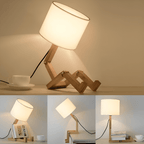 LUMIBOT – Lampada in Legno Flessibile per Illuminazione Personalizzata