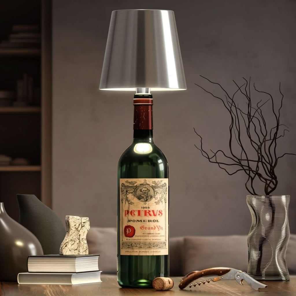 LumiBottle – Lampada a Cavo per Bottiglie con Luce LED Bianco Caldo