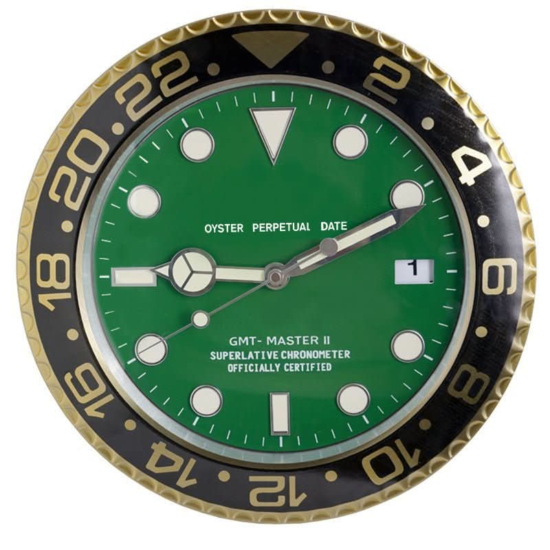 LUMICLOCK – Orologio da parete moderno silenzioso a batteria con lancette luminose